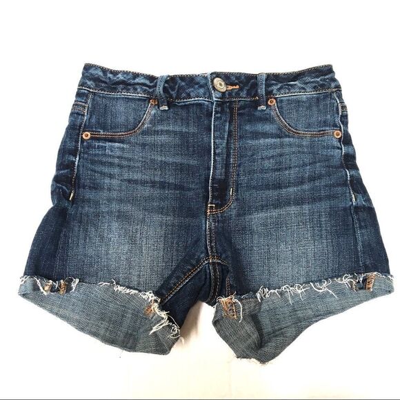 American Eagle Sky High Shortie shorts 0 - Picture 1 of 4